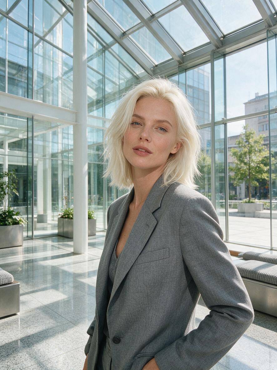 Platynowe cięcie dodające objętości cienkim i rzadkim włosom