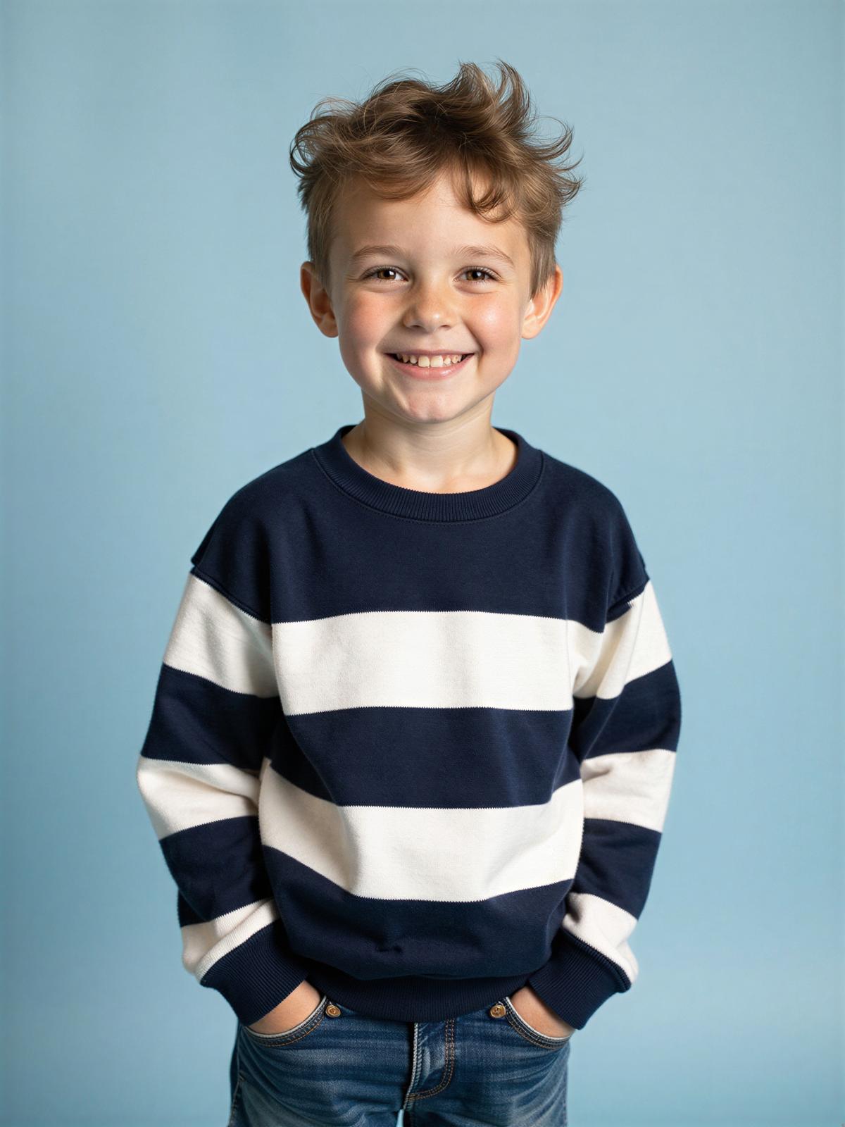 Bluza W Paski Chłop Sportowa Casualowa Marynarski Styl