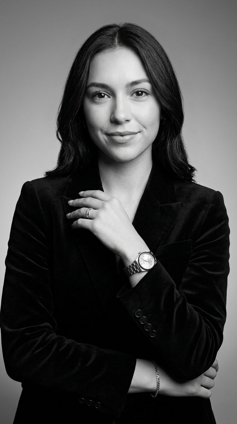 Portretowa Czarno-Biała Kobieca