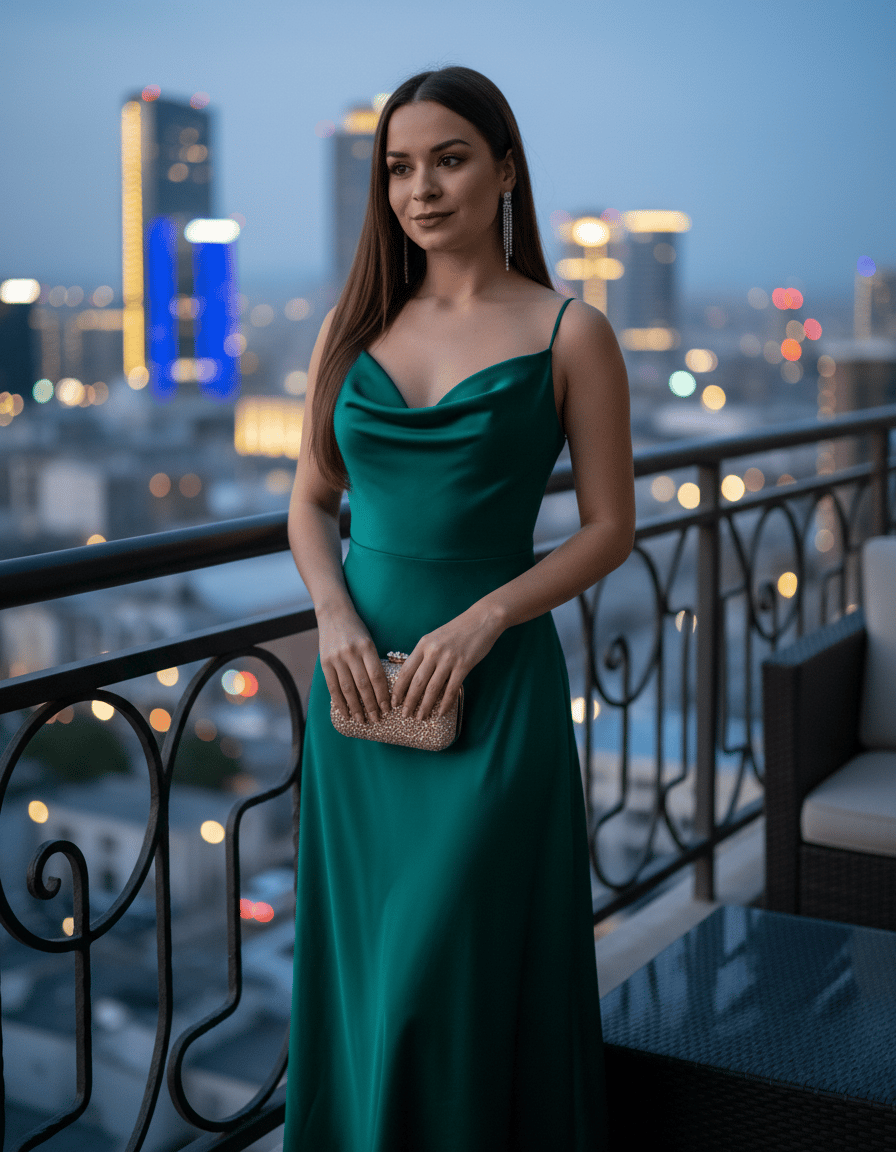 Sesja AI: Eleganckie Suknie Kobieca