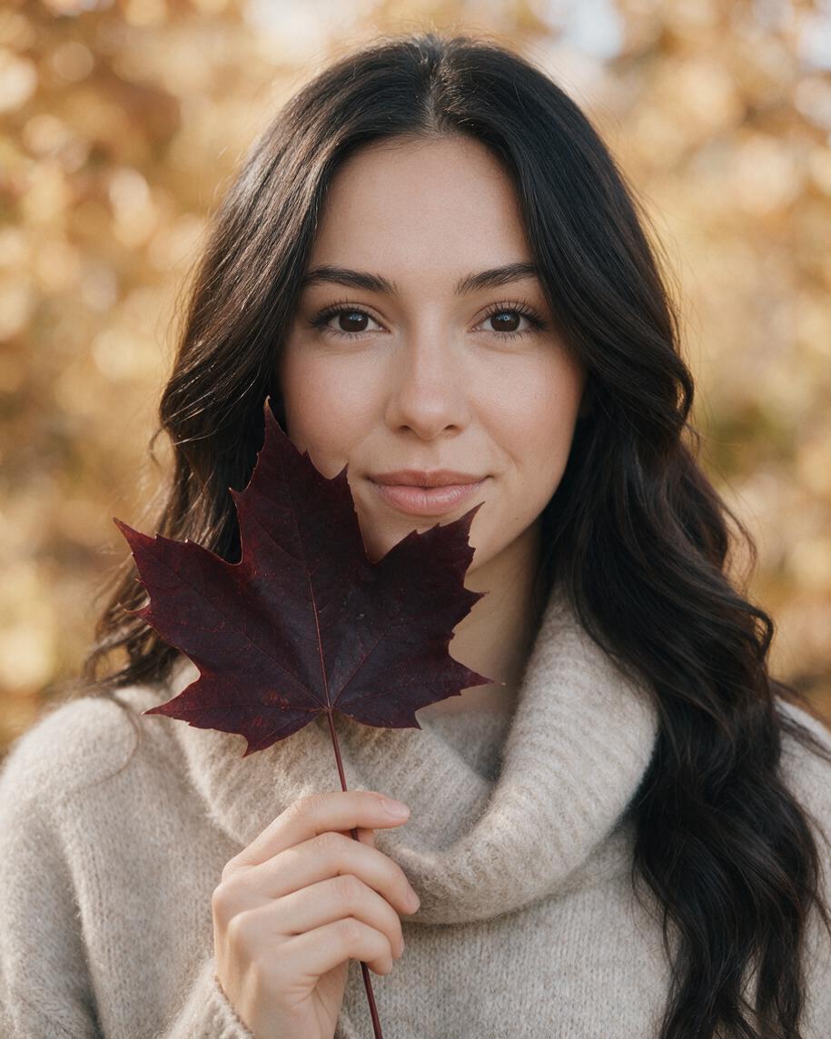Portrait d'automne femme - photo 2