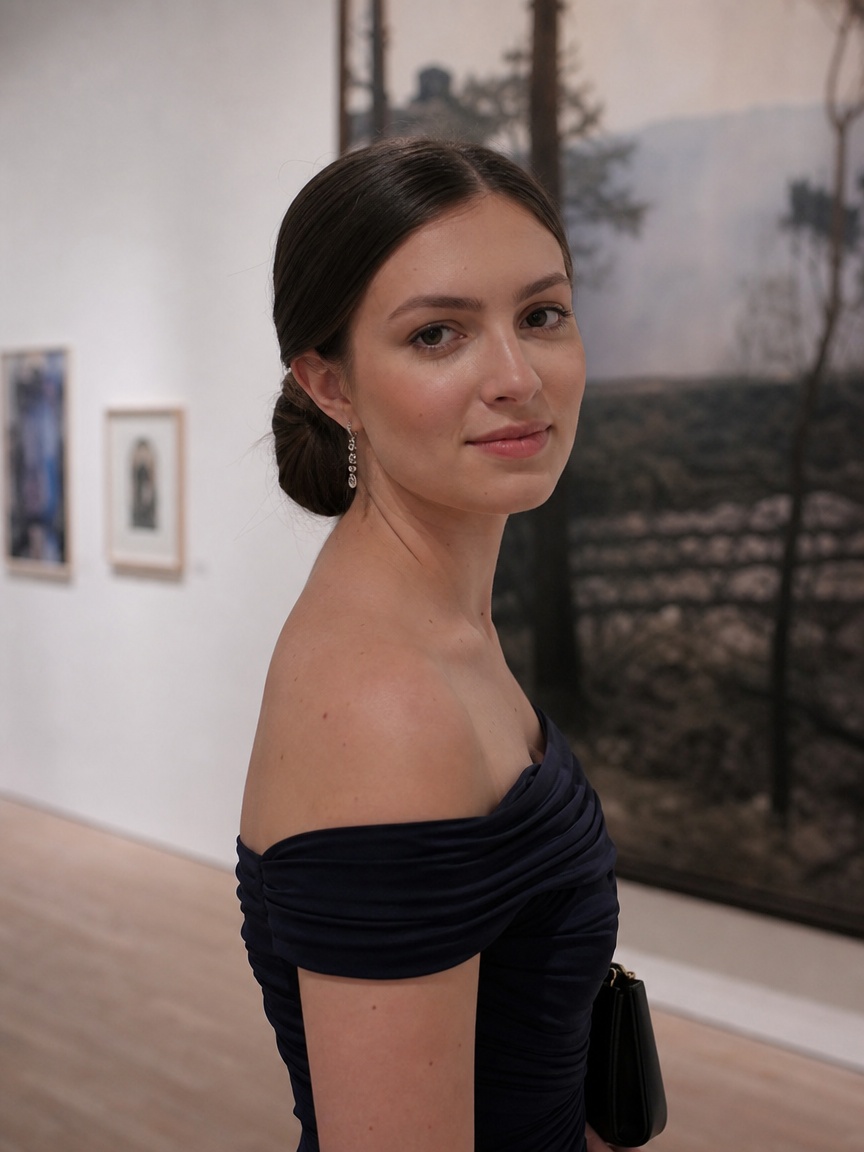 Fryzury na studniówkę - eleganckie niskie upięcie kok chignon