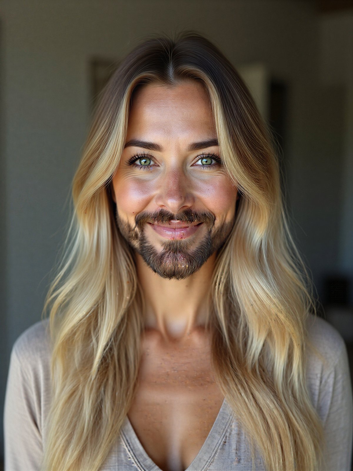 Kobieta Z Brodą Nietypowa Zjawisko Medyczne Hormonalna