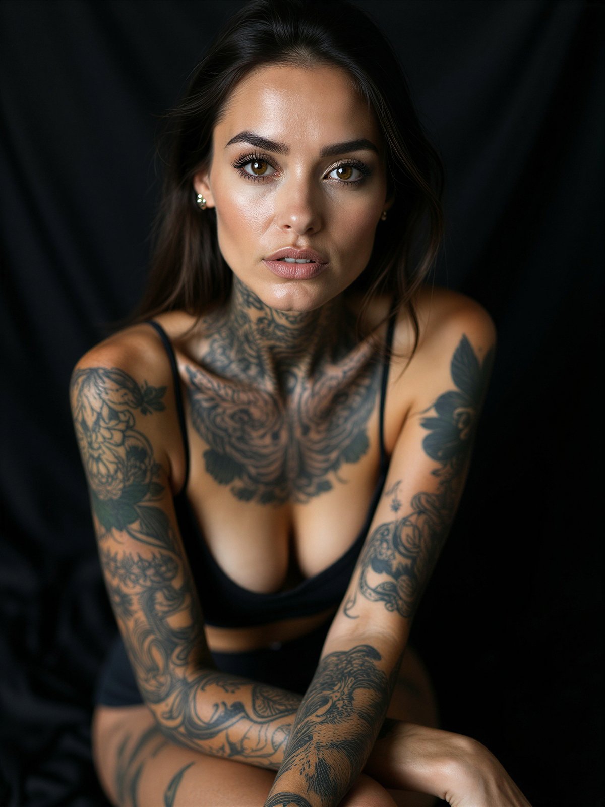 Tatuaż Kobieta Tatuaże Na Ciele Artystyczne Wzory Dziewczyna