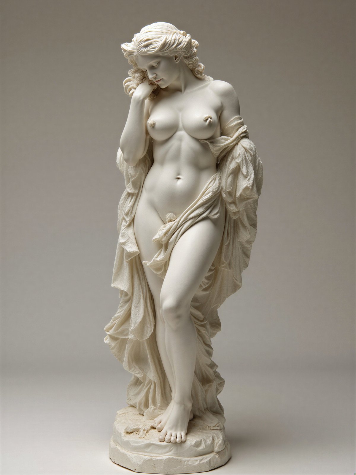 Rzeźba Kobieta Sculpture Artystyczna Postać Figura Kamień Marmur