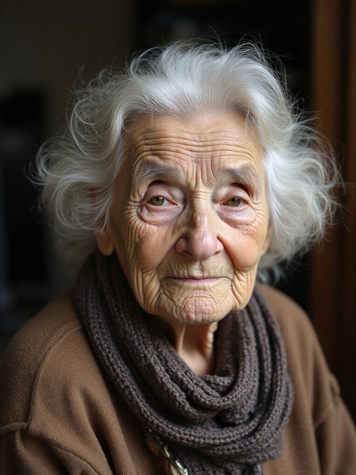 Najstarsza Kobieta Świata Senior Wiekowa Rekordowa Portret Wiek