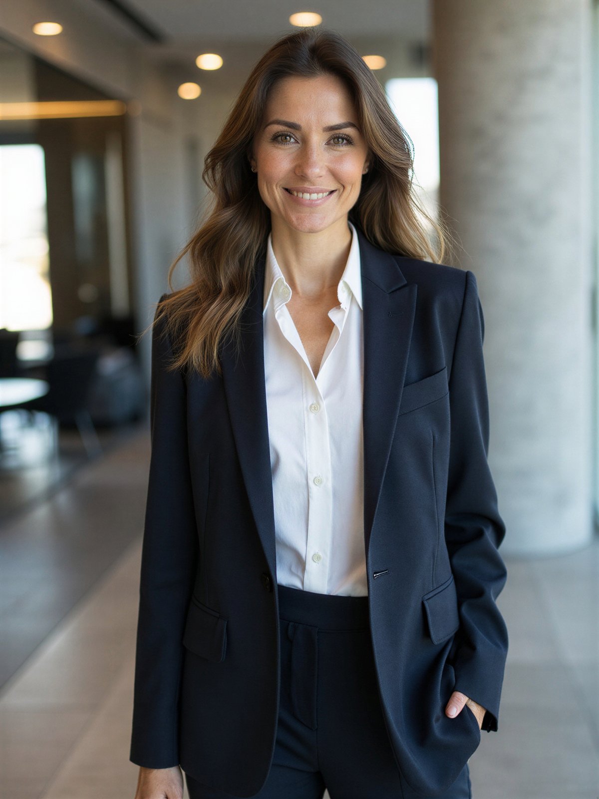 Kobieta Biznesu Businesswoman Profesjonalna Sukces Garnitur Biuro