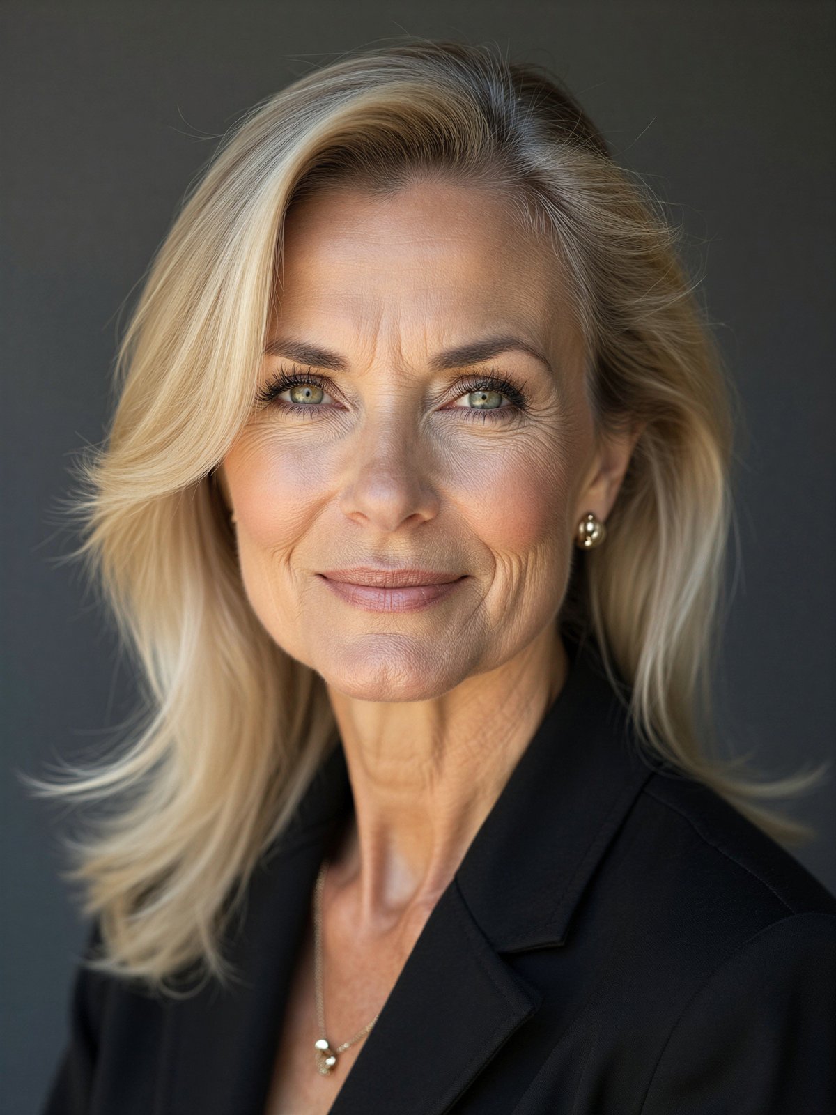 Kobieta 45 Lat Dojrzała Czterdzieści Pięć Portret Elegancka Piękna