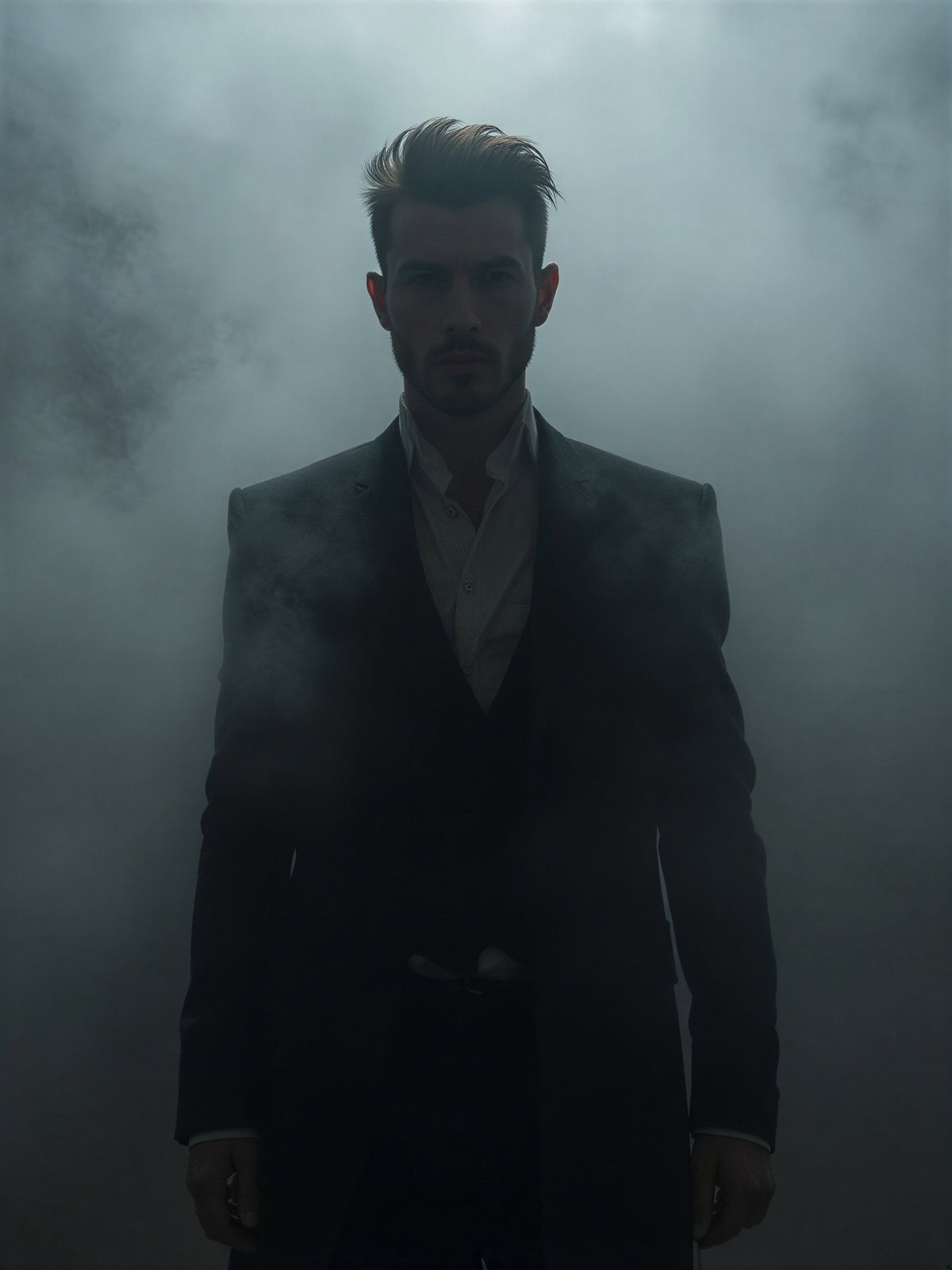 Sennik Mężczyzna Nieznajomy Tajemniczy Sylwetka Mgła Ciemny