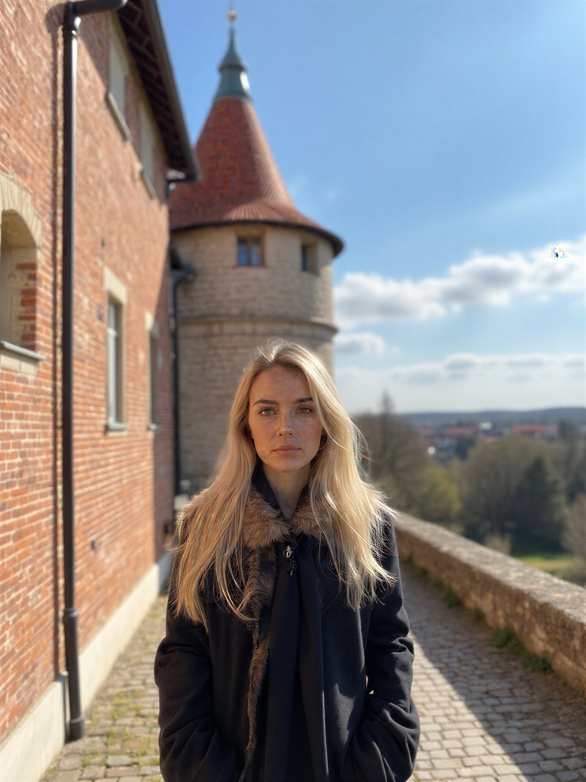 Zamek Królewski W Sanoku Osoba Przed Historyczna Architektura