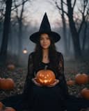 Sorcière d'automne femme