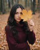 Portrait d'automne femme
