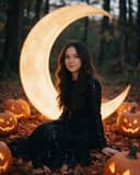 Księżycowa Noc Halloween Kobieca