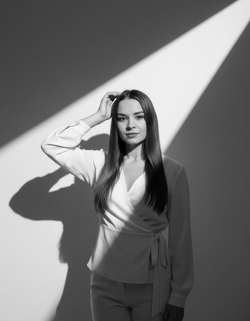 Czarno-Biała Kobieca