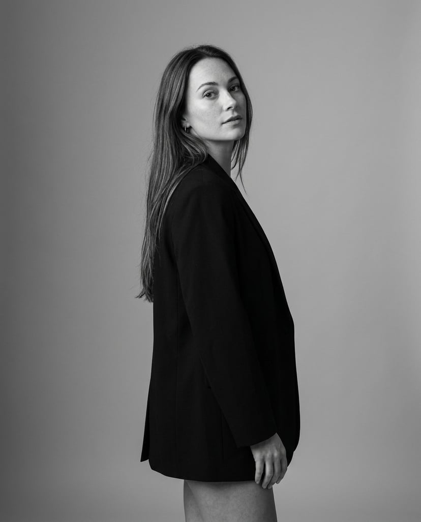 W Studio Czarno-Biała Kobieca 3