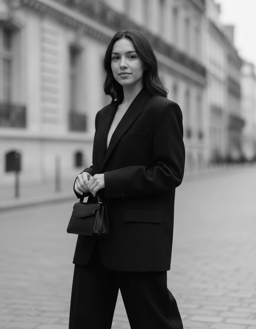 Czarno-Biała Miejska Kobieca