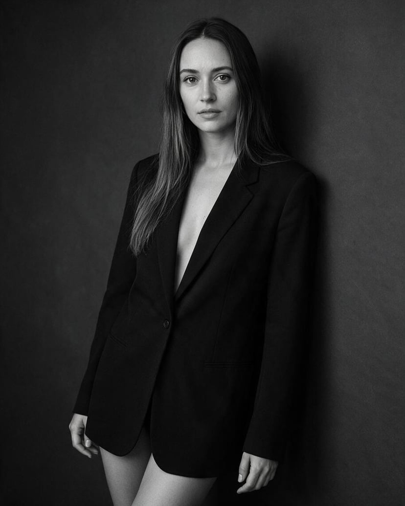 W Studio Czarno-Biała Kobieca 3