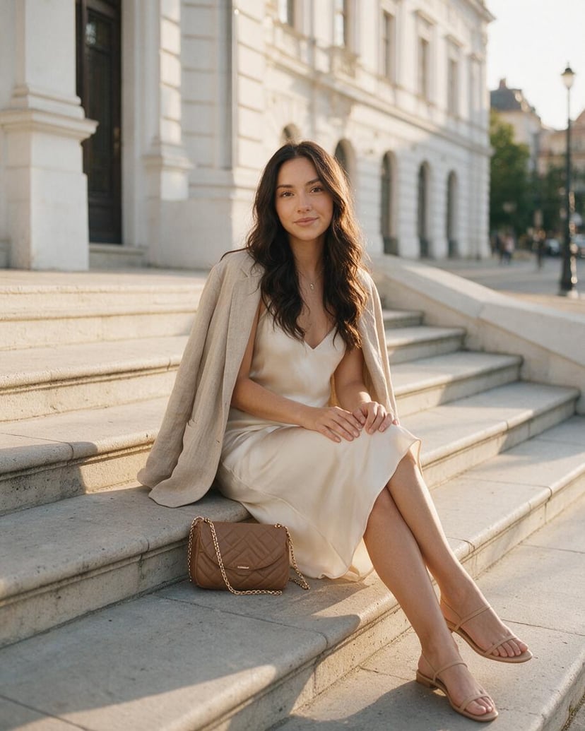 Eleganckie Lato w Mieście Kobieca