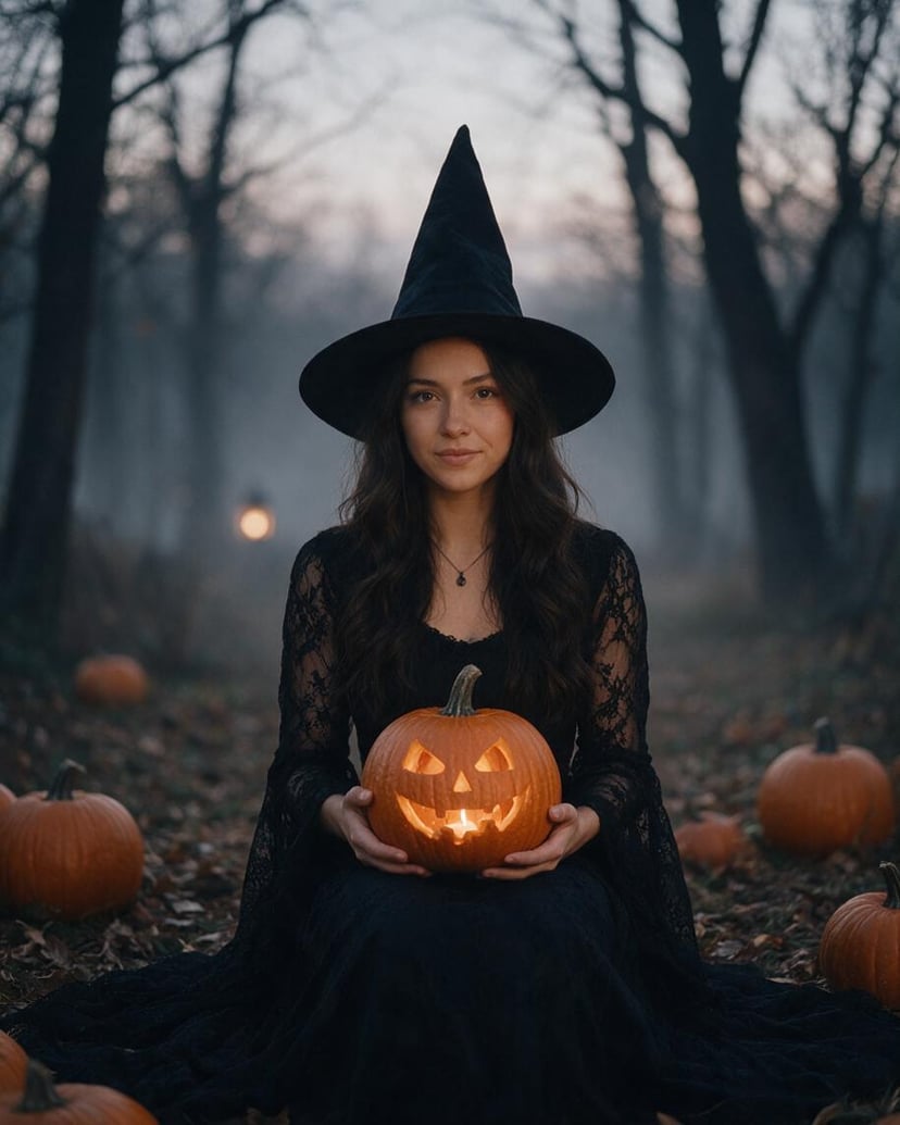 Sorcière d'automne femme