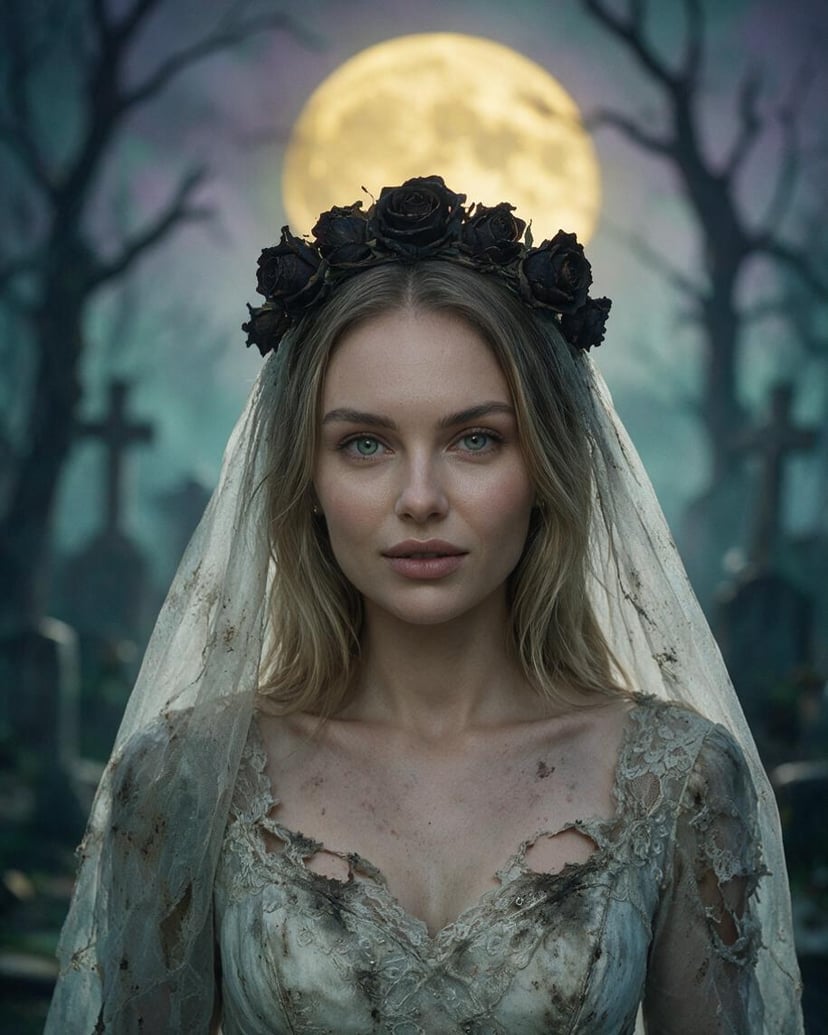 Gnijąca Panna Młoda Halloween