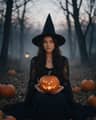 Sorcière d'automne femme